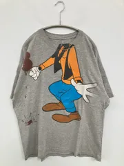 Hanes ヘインズ Tシャツ/カットソー XL グレー 前面プリント ブランドロゴ ミドル丈 半袖 クルーネック(丸首)