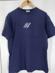 Billabong USA製 フェード Tシャツ ロゴプリント クラック M ネイビー