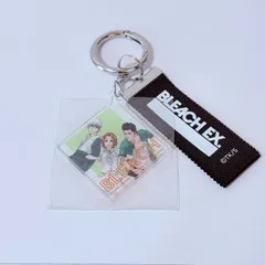 BLEACH原画展 BLEACH EX オリジナルレコードジャケットキーチェーンコレクション 黒崎一心＆黒崎真咲＆石田竜弦