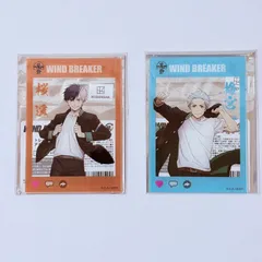 WIND BREAKER ウィンドブレイカー トレーディングアクリルカード 桜遥 蘇枋隼飛 2種セット