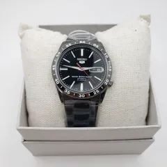 【未使用品】　SEIKO 5 SNKE03K1 オールブラック 自動巻き メンズ 腕時計