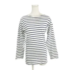 ルミノア Leminor バスクシャツ 長袖 ボーダー柄 0 白 ホワイト /AH9 ■ECA002