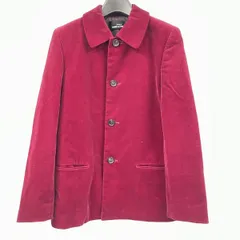 【中古】90s tricot COMME des GARCONS コットンジャケット サイズ不明 エンジ コムデギャルソン[17]のサムネイル