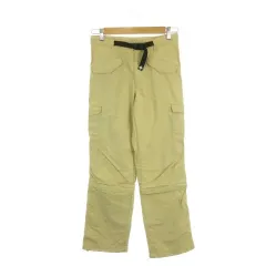 コロンビア Columbia アウトドア ロングパンツ カーゴ ストレート 七分丈 2way S ベージュ /AH17 ■ECD001