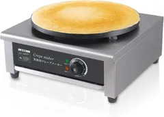 【中古】業務用クレープメーカー 温度調節可能 50-300℃ 焦げ付き防止ホットプレート 直径40cmの加熱プレート付き 電気クレープ焼き器 クレープグリドル 電気クレープ機【PSE認証済】のサムネイル