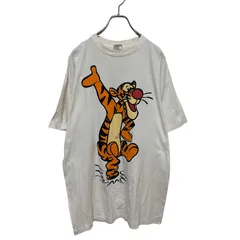 【Disney STORE】 90s MADE IN USA Winnie the Pooh ティガー くまのプーさん シングルステッチTシャツ S-5899