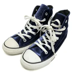 コンバース スニーカー ハイカット オールスター チャックテイラー シューズ 靴 レディース 24サイズ ネイビー CONVERSE 【中古】