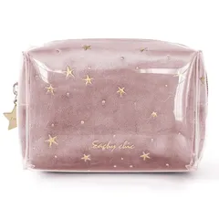 【新品】 NEOVIVA 化粧ポーチ メイクポーチ ミニ 財布 機能的 大容量 化粧品収納 ファション 通勤 小物入れ 普段使い 出張 旅行 バッグ M ゼリーピンク 0