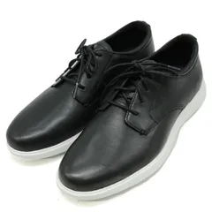 コールハーン レザースニーカー ドレスシューズ 紳士靴 ブランド 黒 メンズ 7Mサイズ ブラック COLE HAAN 【中古】