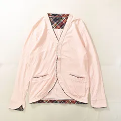 ビームスハート BEAMS HEART コットン カーディガン M ピンクのサムネイル