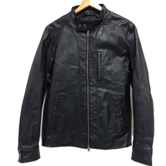 ☆Onboard オンボード シングルライダースジャケット レザージャケット 本革 マルイ メンズ Wジップのサムネイル
