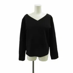 オペークドットクリップ OPAQUE.CLIP カットソー スウェット 長袖 Vネック M 黒 ブラック /XZ ■ECA003