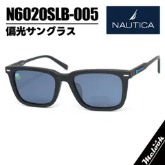 NAUTICA ノーティカ 偏光サングラス 偏光レンズ ポラ N6020SLB-005-53 53mmサイズ マットブラック ダークブルー メンズ 釣り・ゴルフ・海などにお勧めのサムネイル