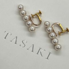 TASAKI ファイン リンク イヤリング ピアス - メルカリ