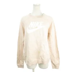 ナイキ NIKE トレーナー スウェット スポーツ 長袖 プリント ロゴ M ピンク /AH1 ■ECA002