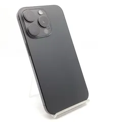 【全額返金保証】【最速発送】 iPhone 15 Pro 256GB ブラックチタニウム au SIMフリー 美品 動作確認済 80%