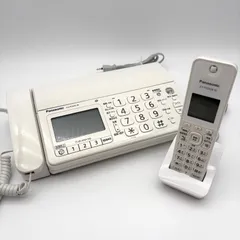Panasonic子機付きFAX電話KX-PD205-W KX-PD205DW 概要 - デジタルコードレス普通紙ファクス(子機2台付き