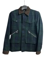 タケオキクチ タータンチェック ウールジャケット 3size