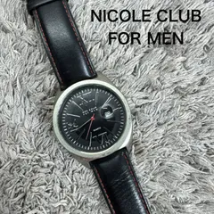 NICOLE CLUB FOR MEN ニコルクラブフォーメン クォーツ 腕時計 ビッグフェイス デイトのサムネイル