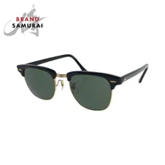 Ray-Ban レイバン ヴィンテージ ボシュロム クラブマスター ブラック グリーン ゴールド金具 プラスチック/メタル W0365 サングラス 506742【中古】