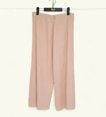 77 新品 ザラ レディース 밴딩 ズボン ストレッチ ワイドパンツ ワイドパンツ レディース 新品