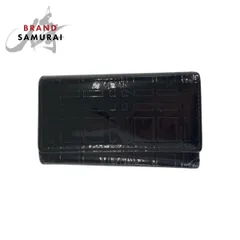 BURBERRY バーバリー 5連 ブラック 黒 シルバー金具 エナメル キーケース 男女兼用 メンズ 600553【中古】