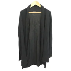 23区 オンワード樫山 カーディガン ウール 38 黒 ブラック 無地 ショールカラー 長袖 /NP ■GY99