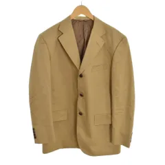 ニューヨーカー NEWYORKER シングルテーラードジャケット 無地 センターベント 胸ポケット YA6 ベージュ 11-16-8191 ■ECD001