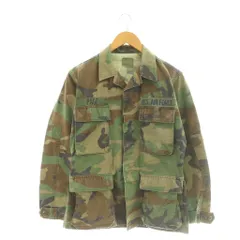 U.S.A AIR FORCE ミリタリージャケット 迷彩柄 XS カーキ /DF ■ECE003