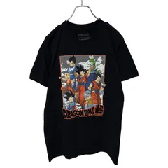 【DRAGONBALL SUPER】 Goku Vegeta Piccolo Anime ドラゴンボール超 キャラクター 集合 Tシャツ 東映 S-5917