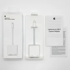 25082817 Apple Lightning - USB 3カメラアダプタ A1619 ライトニング