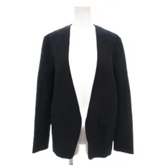 ユナイテッドトウキョウ UNITED TOKYO 美品 ジャケット ノーカラー ボタンレス 総裏地 2 紺 ネイビー /NL ■GY60