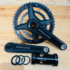 FSA BB30カーボンクランク & praxis works チェーンリング PRAXIS WORKS プラクシスワークス ZAYANTE CARBON DM M30 ROAD CRANK