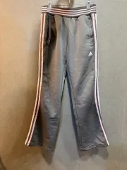 アディダス 3本線 トレーナー パンツ いちごミルク