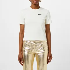 パーム・エンジェルス レディース トップス Tシャツ ロゴ PALM ANGELS Palm Logo Tee Ld05 Ivory アイボリーのサムネイル