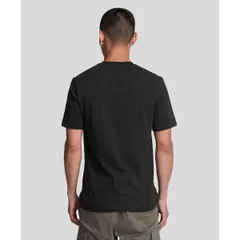 ライルアンドスコット メンズ トップス Tシャツ Lyle and Scott Woven PocketShirt Black ブラックのサムネイル