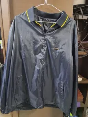 지갓ゴルフ ウィンドブレーカー ネイビー/イェロー(110)