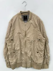 AZUL by MOUSSY アズールバイマウジー MA-1 S ベージュ 無地 フードなし