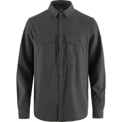 フェールラーベン メンズ トップス シャツ Fjallraven Abisko Trekking Shirt Mens Dark Grey グレーのサムネイル
