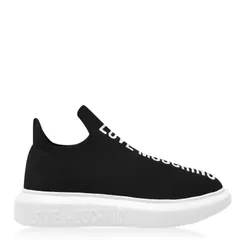 ラブ モスキーノ レディース シューズ スニーカー Love Moschino Chunky Sock Low Trainers Black 000 ブラックのサムネイル