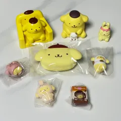 ポムポムプリン フィギュア ポーチ まとめ ガチャ 8種