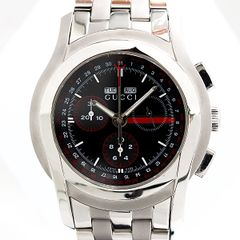 デッドストック級 保/箱付 稼働 美品 グッチ 1100-L チェンジベゼル 白