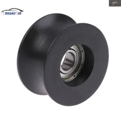 ナイロンローラーベアリング 0840UU 8mm 溝付きガイドプーリー シールレール溝付きボールベアリングホイール 1個 8*40*20.5mm