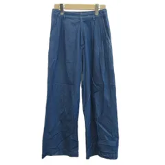 グリーンレーベルリラクシング ユナイテッドアローズ green label relaxing デニムパンツ ジーンズ ワイド 36 青 ブルー /XZ ■ECE003