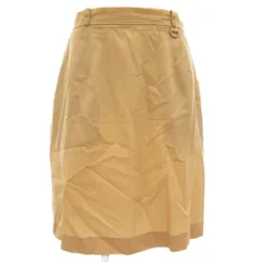 クリスチャンディオール Christian Dior ヴィンテージ フレアスカート ウール LL ひざ丈 ベージュ /GV ■GY53