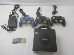  ゲーム ゲームキューブ 本体 DOL-001 ブラック 周辺機器付き ジャンク品