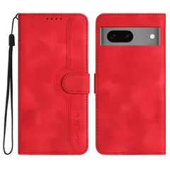 新品 Gedurya Google Pixel 7 ケース 手帳型 Pixel7 用 ケース 帽子 シェイプ Google Pixel 7 手帳型ケース スタンド機能 マグネット式 グーグル ピクセル7 スマホケース 携帯カバー カード収納 財布型 - レッド