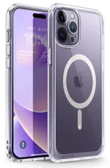 新品 SUPCASE iPhone14Pro ケース 6.1インチ 2022 磁気ケース背面透明 MagSafe対応 クリアカバー 米軍MIL規格取得 衝撃吸収 カメラ保護 薄型 密着 UBMagシリーズ