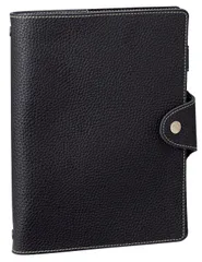 新品 レイメイ藤井 システム手帳 ソフトファイル リフィルファイル A5 15mmリング ブラック WAF1415B