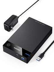 UGREEN 3.5인치 HDD 케이스 USB 3.2 Gen 1 하드 데스크 케이스 2.5/3.5인치 SATA 3.0 대응 hdd/SSD 케이스 UASP 대응 5Gbps 고속 전송 24TB 용량 대응 12V 전원 어댑터 포함 2. 63372350